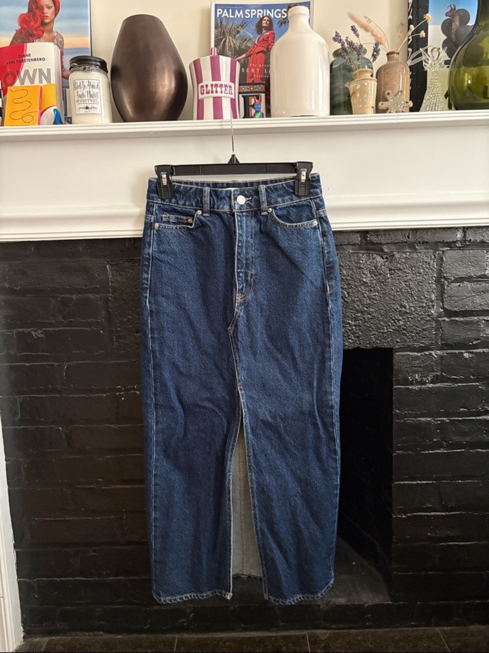H&M Midi Denim Skirt